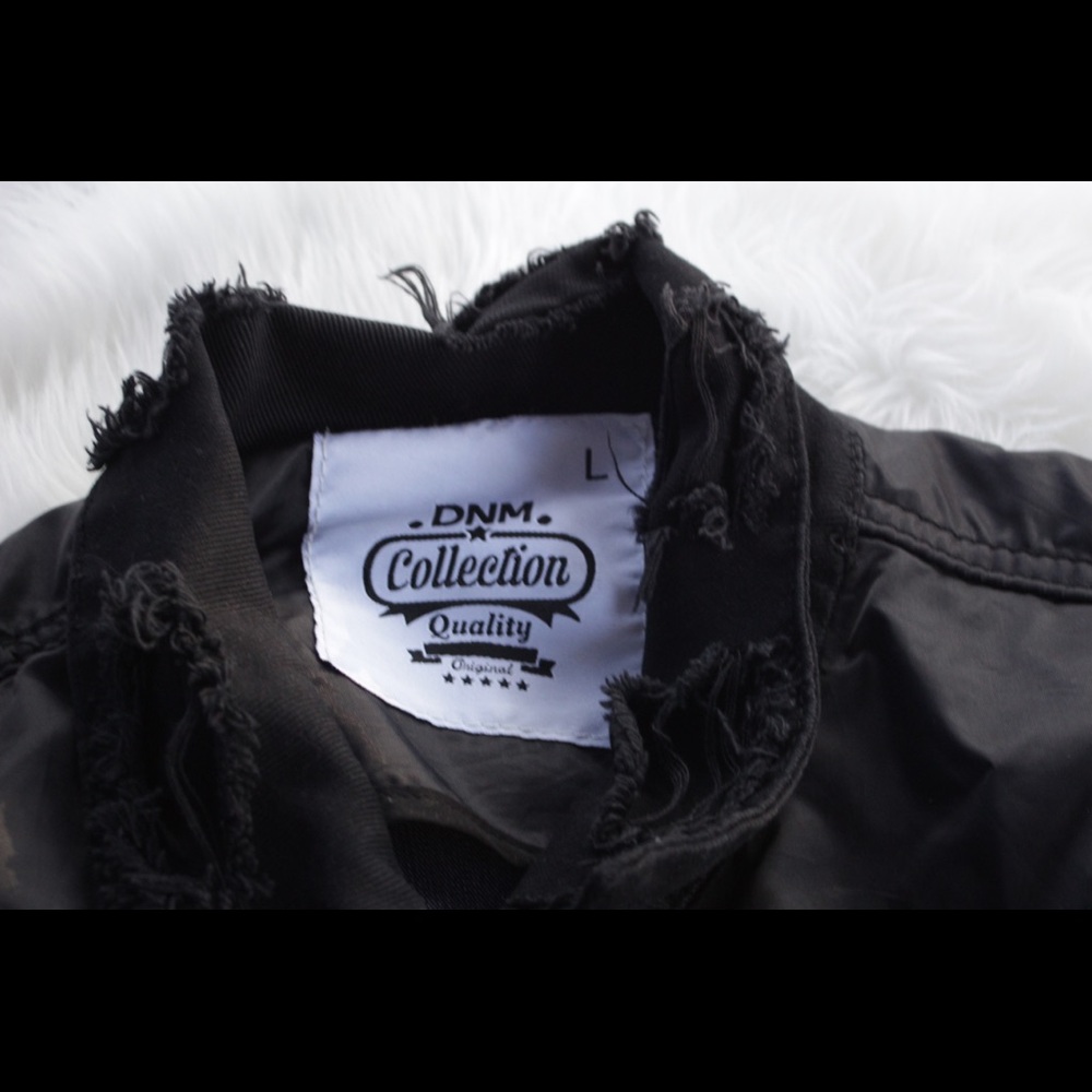 Black Denim Jacket - Picture 3 of 5